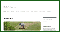Desktop Screenshot of mayaarchers.com